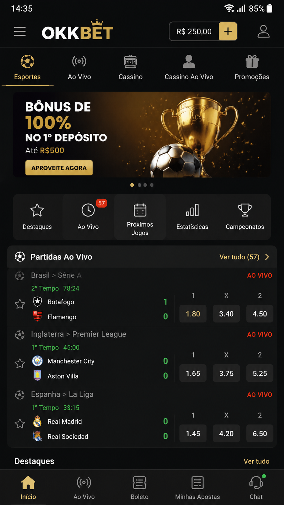 okkbet screenshot